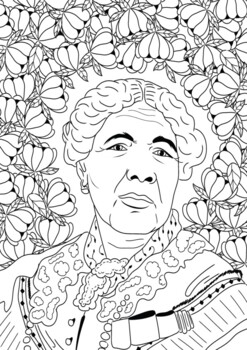 Preview of Mary Seacole British-Jamaican nurse Coloring Page Womens History Month