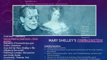 Preview of Mary Shelley's Frankenstein - Introduction and Complete Study Guide