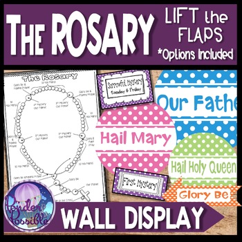 Preview of Mary & The Rosary: Large Rosary Bead Wall Display