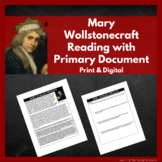 Mary Wollstonecraft Reading with Primary Document Excerpt 