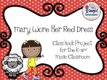 Preview of Mary Wore Her Red Dress - Class Book Projec