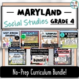 Maryland 4th Grade Social Studies: Curriculum Bundle! (No-