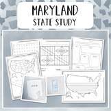 Maryland/ 5-Day Lesson Plan and Activities / Maps / State 