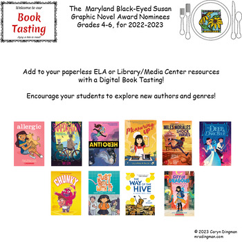 Preview of Maryland BES 2022-2023 Graphic Novel Nominees Gr4-6 Digital Book Tasting