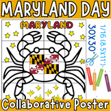 Maryland day Collaborative Coloring Poster