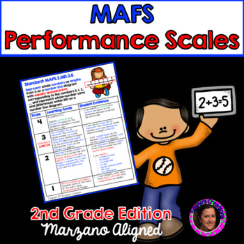 Preview of Marzano Aligned Florida MAFS Performance Scales Gr.2