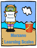Marzano Learning Scale: Summer, Ocean, or Beach Theme