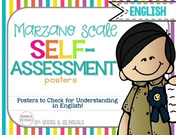 Preview of Marzano Levels of Understanding Posters {English} Brights Theme