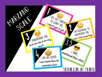 Marzano Kid-Friendly Rating Scales by Cindy Gilchrist