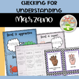 Marzano Scale to Check for Understanding