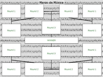 Preview of Marzo de Música Template