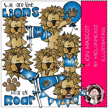 Mascot Lion clip art - by Melonheadz by Melonheadz | TpT