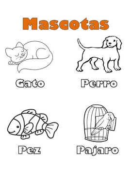 Mascotas by Fun Bilingual | Teachers Pay Teachers