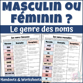 Preview of Masculin ou féminin ? Le genre des noms masculins et féminins - French Guide