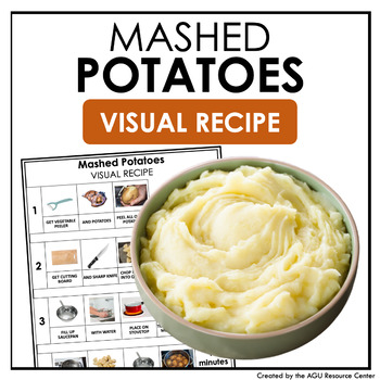 Preview of Mashed Potatoes VISUAL RECIPE | Thanksgiving