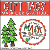 Mask Christmas Gift Tag