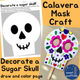 Mask Craft Day of the Dead Dia de los Muertos Sugar Skull 