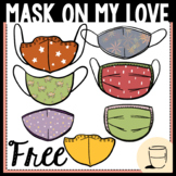 Mask on My Love COVID-19 Clipart - Freebie