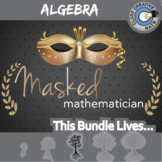 Masked Mathematician -- Algebra -- Printable & Digital Rev
