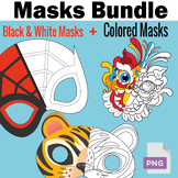 Masks Bundle: African masks - Animal masks