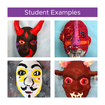 Papier Paper Mache Masks Lesson Plan: Multicultural Art and Craft Lessons  for Kids: KinderArt