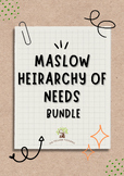 Maslow Hierarchy of Needs Bundle