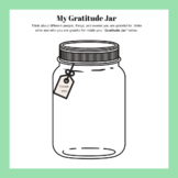 Mason Jar Gratitude Worksheet