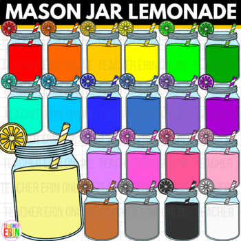 mason jar drink clip art
