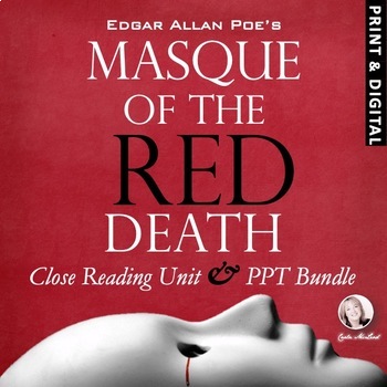 Preview of The Masque of the Red Death Unit Bundle - Poe - Short Story Close Reading & PPT