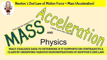 Preview of Mass & Acceleration Newton's 2nd Law