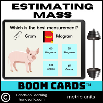 Preview of Estimating Mass Boom Cards
