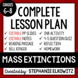 Mass Extinctions Lesson | Printable & Digital
