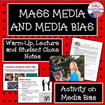 Preview of Mass Media and Media Bias Lesson