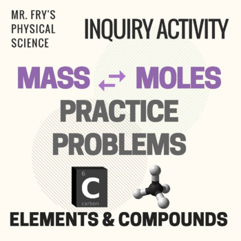 Preview of Mass - Moles Conversion Practice Problems