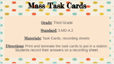 Mass Task Cards ~ (grade 3)