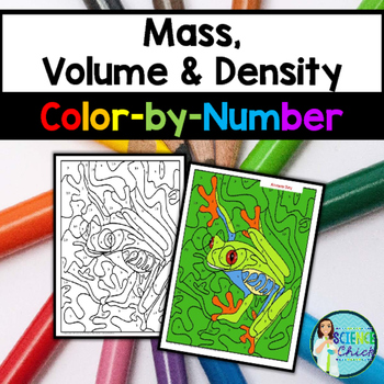 Preview of Mass, Volume & Density Color-by-Number