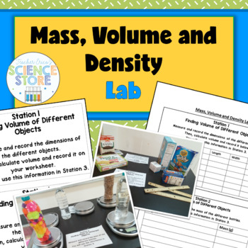 Preview of Mass, Volume and Density Practice Lab