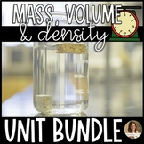 Mass Volume and Density Unit Bundle - Lesson, Activities & More