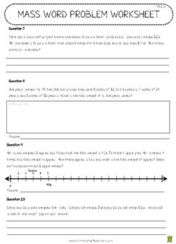 mass weight multi step word problems 4th grade measurement 4md2