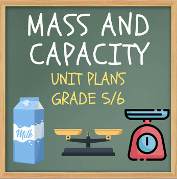 Preview of Mass and Capacity - Grade 5/6 - 2020 Ontario Curriculum