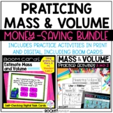 Mass and Volume Bundle | 3.MD.2 Practice in Print, Digital