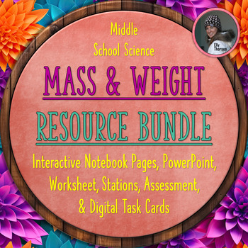 Preview of Mass and Weight Bundle for Middle School Science Measurement