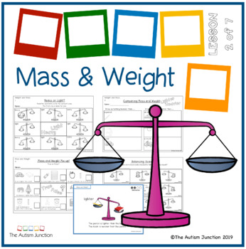 Preview of Measure Mass and Weight Math 1st Grade