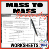 Mass to Mass Stoichiometry Worksheets | Printable and Digital