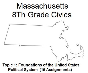 black and white political map of massachusetts
