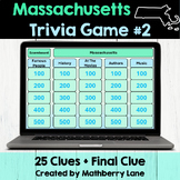 Massachusetts Trivia Game #2 Interactive Powerpoint Activi