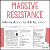 Massive Resistance Reading and Questions (VS.9c)