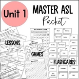Master ASL Unit 1 Student Workbook