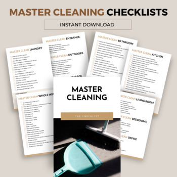 Preview of Master Cleaning Checklist