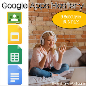 Preview of Master Google Apps Digital Practice Bundle | Docs Slides Sheets Classroom